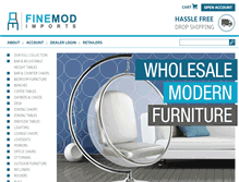 Tablet Screenshot of finemodimports.com